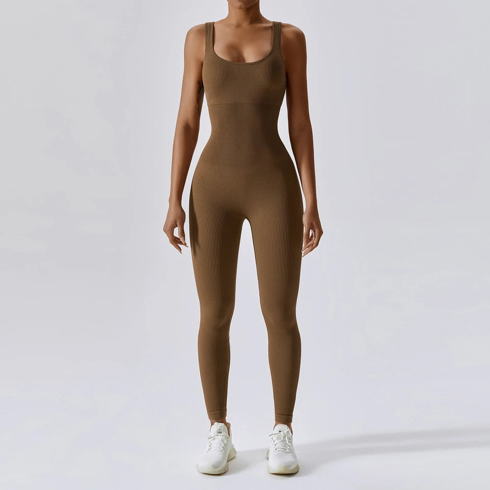 Snatched Active Bodysuit Jumpsuit