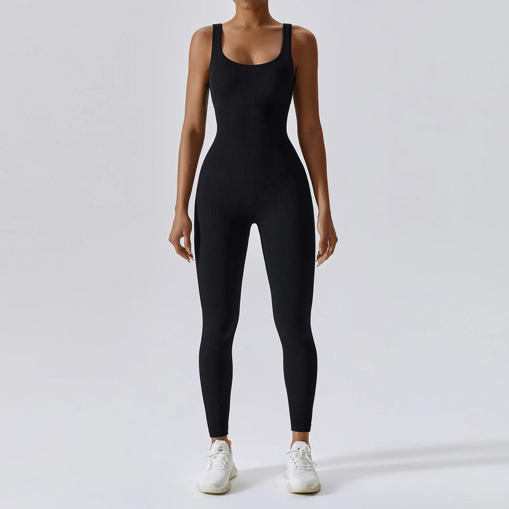 Snatched Active Bodysuit Jumpsuit