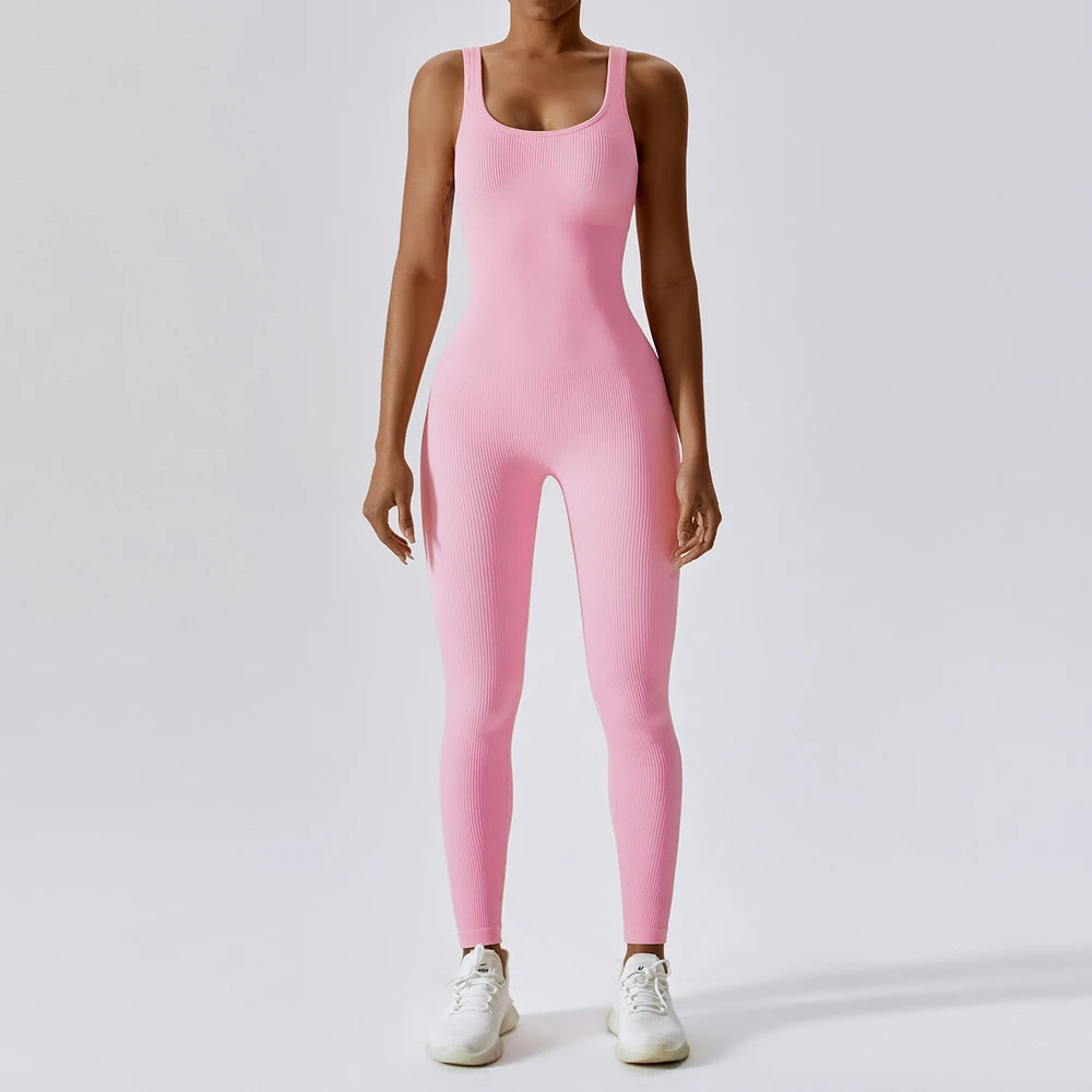 Snatched Active Bodysuit Jumpsuit