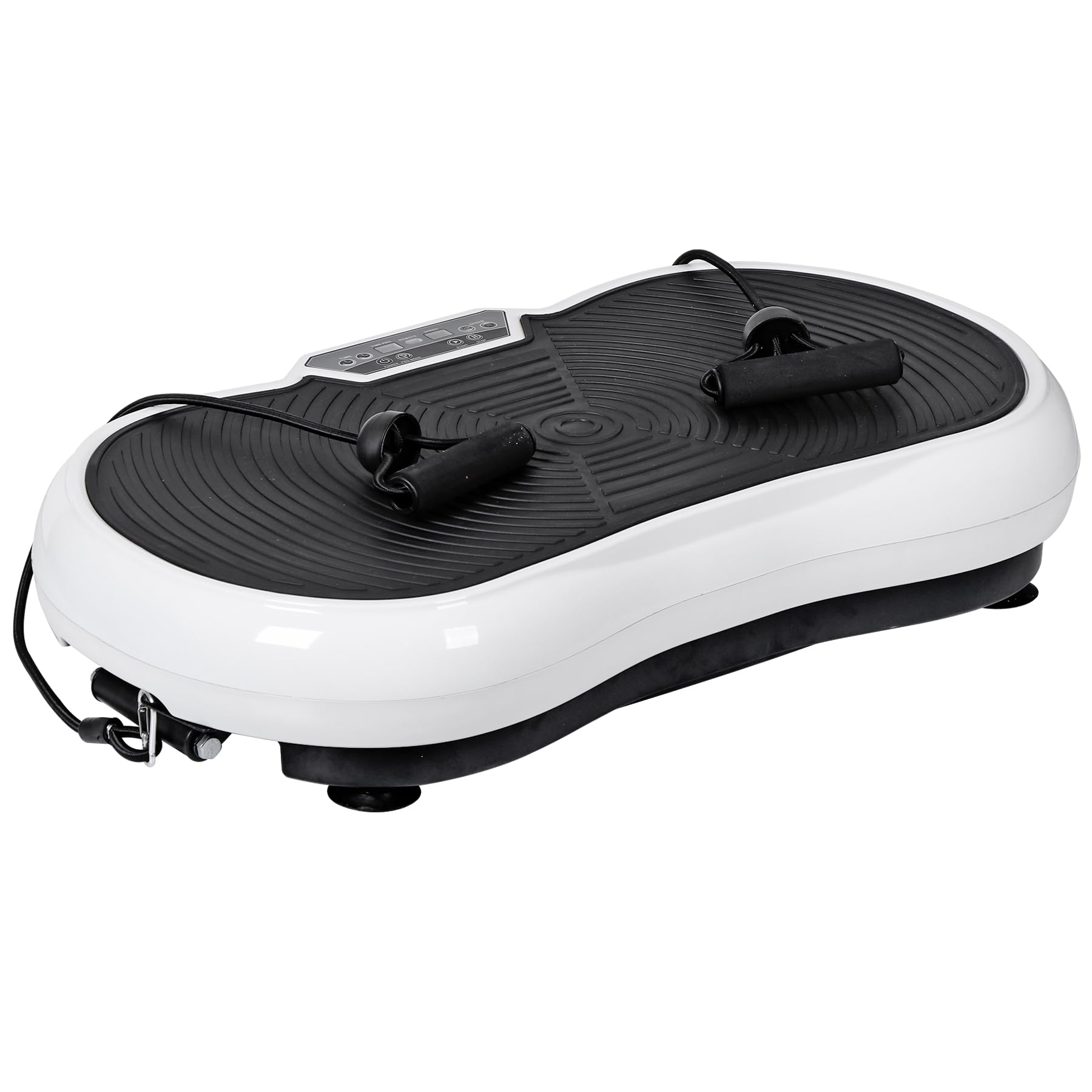 ZENY Vibration Plate Exercise Machine Whole Body Workout Vibration Fitness Platform for Weight Loss Toning Wellness Home Gym Equipment (White)